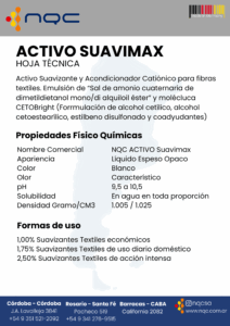 Suvimax Hoja Tecnica
